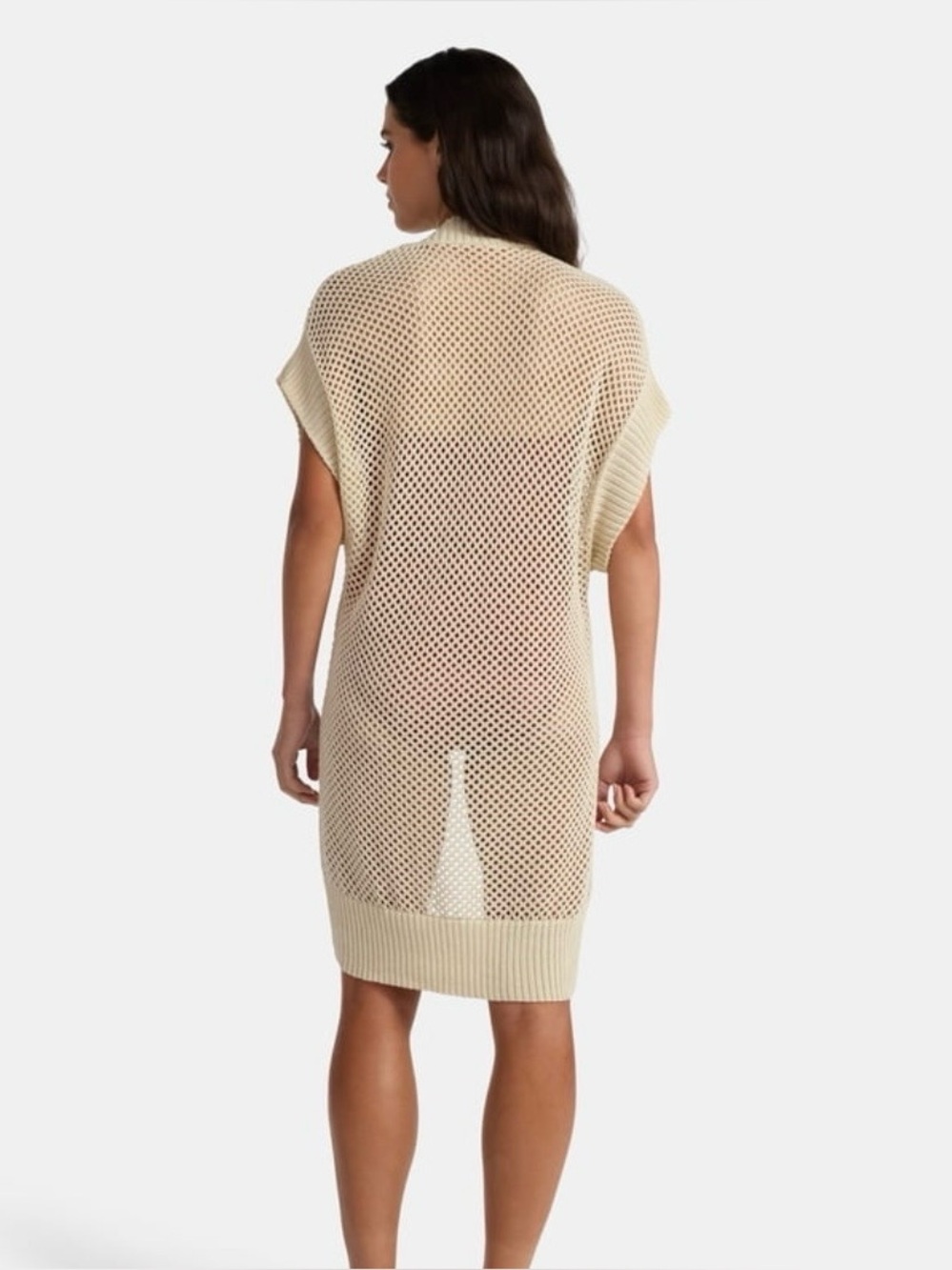 Time and Tru Women’s open front crotchet Ruana size XL